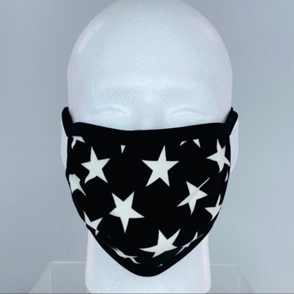 WASHABLE POLY & COTTON MASK  New In Package • 27 P